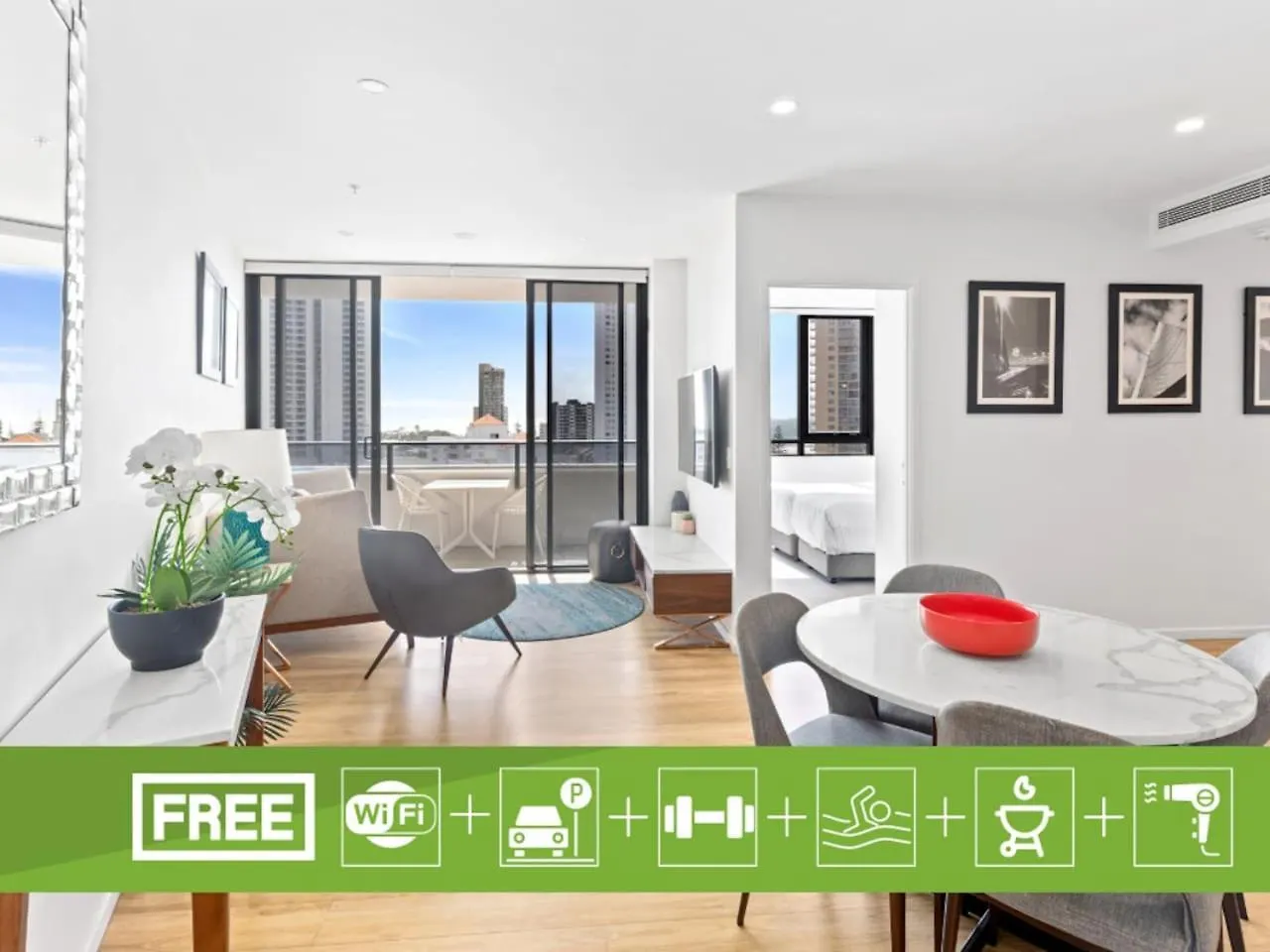Spacious And Modern 2 Bedroom Apartment In Paradise Gold Coast